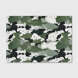 Холст прямоугольный Зеленый фактурный камуфляж, цвет: 3D-принт — фото 2