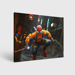 Картина прямоугольная Человек паук бежит