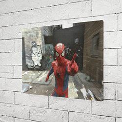 Холст прямоугольный Человек паук предупреждает, цвет: 3D-принт — фото 2