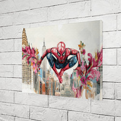 Холст прямоугольный Человек паук паркур, цвет: 3D-принт — фото 2