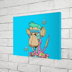 Холст прямоугольный NFT cyber ape UFO, цвет: 3D-принт — фото 2