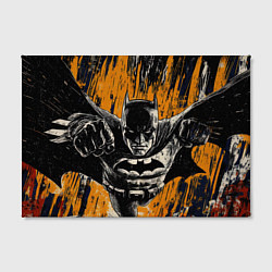 Холст прямоугольный Бэтмен супергерой, цвет: 3D-принт — фото 2