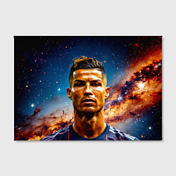 Холст прямоугольный Криштиану Роналду в космосе, цвет: 3D-принт — фото 2