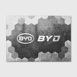 Холст прямоугольный BYD - grey gradient по-горизонтали, цвет: 3D-принт — фото 2