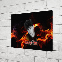 Холст прямоугольный Сектор газа фон огня, цвет: 3D-принт — фото 2