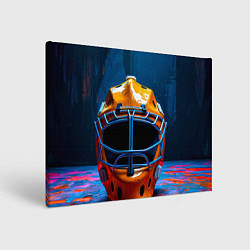 Холст прямоугольный Маска голкипера, цвет: 3D-принт