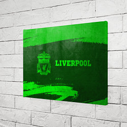 Холст прямоугольный Liverpool - green gradient по-горизонтали, цвет: 3D-принт — фото 2
