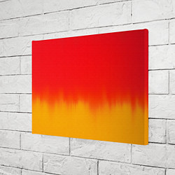 Холст прямоугольный Абстракция с красным и желтым, цвет: 3D-принт — фото 2