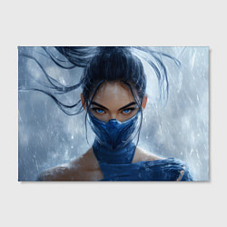 Холст прямоугольный Китана - взгляд в цель, цвет: 3D-принт — фото 2