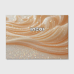 Холст прямоугольный Inzoi лого на блестящем фоне, цвет: 3D-принт — фото 2