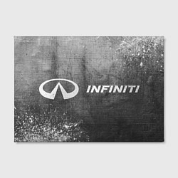 Холст прямоугольный Infiniti - grey gradient по-горизонтали, цвет: 3D-принт — фото 2