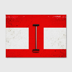 Холст прямоугольный Щётка для кёрлинга, цвет: 3D-принт — фото 2