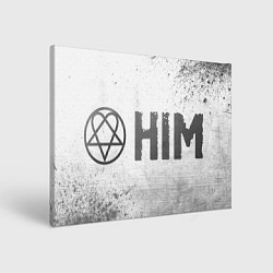 Холст прямоугольный HIM - white gradient по-горизонтали, цвет: 3D-принт