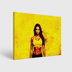 Картина прямоугольная Фитоняшка на желтом