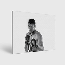 Холст прямоугольный Young Muhammad Ali, цвет: 3D-принт