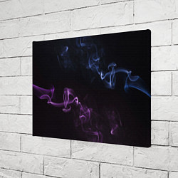 Холст прямоугольный Color black blue pink, цвет: 3D-принт — фото 2