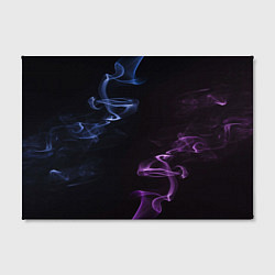 Холст прямоугольный Color black blue pink, цвет: 3D-принт — фото 2