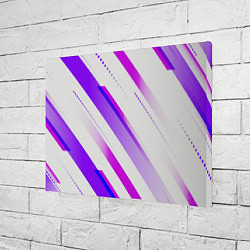 Холст прямоугольный Color white pink, цвет: 3D-принт — фото 2