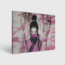 Холст прямоугольный Милина японский стиль, цвет: 3D-принт