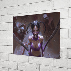 Холст прямоугольный Сумасшедшая Милина, цвет: 3D-принт — фото 2