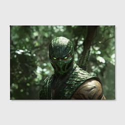 Холст прямоугольный Рептилия в джунглях, цвет: 3D-принт — фото 2