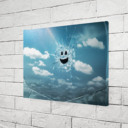 Холст прямоугольный Смайл Черное зеркало, цвет: 3D-принт — фото 2