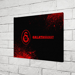 Холст прямоугольный Galatasaray - red gradient по-горизонтали, цвет: 3D-принт — фото 2