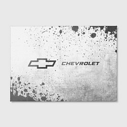 Холст прямоугольный Chevrolet - white gradient по-горизонтали, цвет: 3D-принт — фото 2