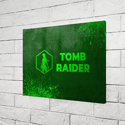 Холст прямоугольный Tomb Raider - green gradient по-горизонтали, цвет: 3D-принт — фото 2