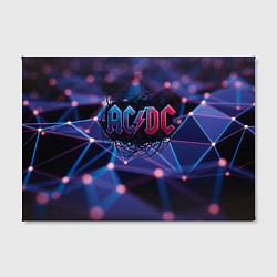 Холст прямоугольный ACDC лого в градиенте, цвет: 3D-принт — фото 2