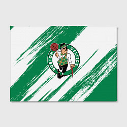 Холст прямоугольный Boston Celtics white and green, цвет: 3D-принт — фото 2