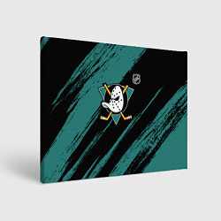 Картина прямоугольная Анахайм Дакс - зеленая краска