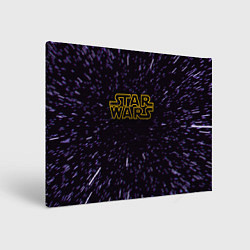 Картина прямоугольная Звёздные войны гиперпрыжок глитч