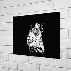 Холст прямоугольный Скелет с кружкой, цвет: 3D-принт — фото 2