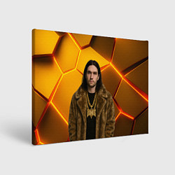 Картина прямоугольная Bones с цепью в шубе