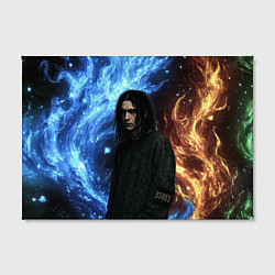 Холст прямоугольный Bones депрессивный стиль, цвет: 3D-принт — фото 2