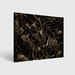 Холст прямоугольный Человеческие кости, цвет: 3D-принт