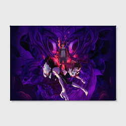 Холст прямоугольный Дандадан - Злой глаз, цвет: 3D-принт — фото 2