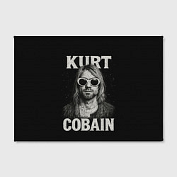 Холст прямоугольный Курт Кобейн - гранж-арт, цвет: 3D-принт — фото 2