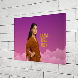Холст прямоугольный Певица Lana Del Rey, цвет: 3D-принт — фото 2