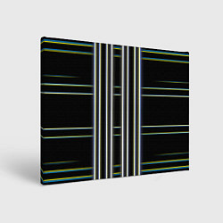 Картина прямоугольная Neon yellow blue white