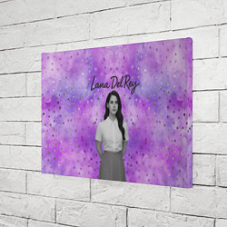 Холст прямоугольный Lana Del Rey в черно-белом, цвет: 3D-принт — фото 2