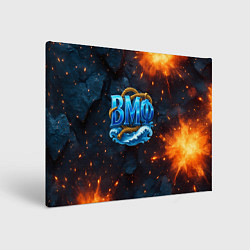 Холст прямоугольный Военно морской флот с огнями, цвет: 3D-принт