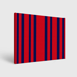 Картина прямоугольная Color black red stripes