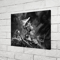Холст прямоугольный Робаут Жиллиман - Ультрамарины Warhammer, цвет: 3D-принт — фото 2