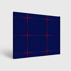 Картина прямоугольная Color blue red stripes
