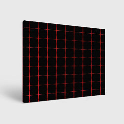 Картина прямоугольная Color black red crosses