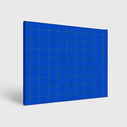 Холст прямоугольный Color blue stripes, цвет: 3D-принт