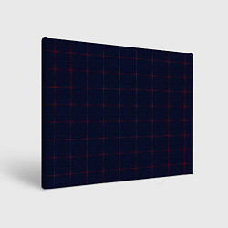 Картина прямоугольная Color dark blue red crosses