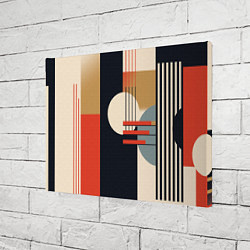 Холст прямоугольный Баухаус - текстура, цвет: 3D-принт — фото 2